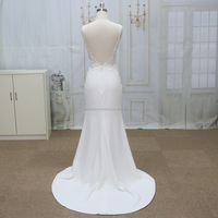 Style plus populaire de sirène avec jupe en dentelle en tulle, pour femmes, deux pièces, robe de mariée, 2021