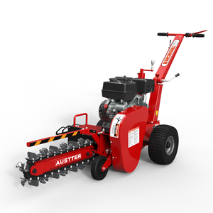 Oem Fabriek Austter 15HP Gas Motor <span class=keywords><strong>Mini</strong></span> Kettingzaag Graver Kabel Leggen Trencher Machine Voor Landbouw Bouw - Product Image 2