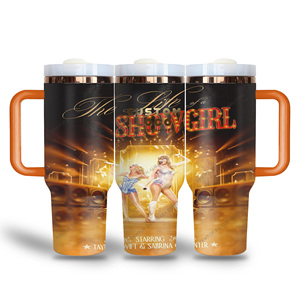 Vaso Térmico Personalizado al por Mayor <span class=keywords><strong>de</strong></span> 40 oz <span class=keywords><strong>de</strong></span> Acero Inoxidable, Nuevo Tema del <span class=keywords><strong>Álbum</strong></span> 'Life Showgirl <span class=keywords><strong>Taylor</strong></span>', Aislado al Vacío - Product Image 5