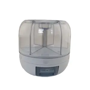 Rotating Grain Case Cereal Rice Dispenser Storage Box Food Container Kitchen With Dispensing Mouth