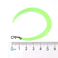 Queue de mouche en silicone à fixation rapide pour jigs, jupes, leurres de pêche, matériel de montage de mouches, équipement de pêche en mer