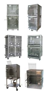 2 strati dell'acciaio inossidabile laboratorio scimmia gabbie - Product Image 3