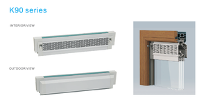 K90 Serrures de <span class=keywords><strong>poignée</strong></span> de fenêtre en aluminium modernes coulissantes en continu thermiquement cassées pour la porte de réglage du Volume d'air de Ventilation anti-effraction - Product Image 3