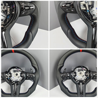 Volant sport en cuir à fond plat M Sport pour BMW Série 3 5 F M3 M4 M5 M6 F30 F10 F15 F36 F01 F20 F22 F35 F36 E70 E90