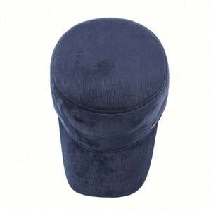 Casquette de baseball unisexe en velours côtelé pour l'automne et l'hiver avec protection des oreilles, chapeau de sport chaud à dessus plat pour homme - Product Image 4