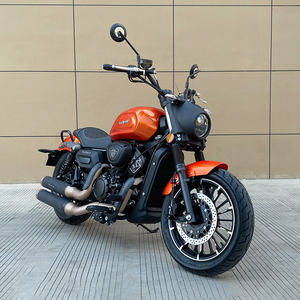 Motocicleta Retro Vintage de Gasolina de <span class=keywords><strong>500cc</strong></span> con Soporte EEC COC, Modelo YY500-3, Motor Refrigerado por Agua, Sistema EFI, Velocidad Máxima 180 km/h, Ciclomotor de Gasolina para Carretera - Product Image 1