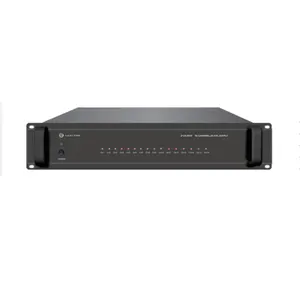 16-Channel 24 VDC Supply, Managing 16 Loudspeaker Line for Public Address Broadcast by Output 24 VDC