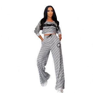 Nouveautés - Vêtements <span class=keywords><strong>de</strong></span> créateurs - Marques célèbres - Boutique tendance - Vêtements <span class=keywords><strong>de</strong></span> détente pour femmes - Ensembles pour femmes - <span class=keywords><strong>Ensemble</strong></span> deux pièces pour femmes - Vêtements pour femmes - Hiver - Product Image 4