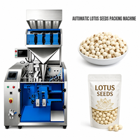 Machine d'emballage de sachets pour graines de lotus séchées, Euryale Ferox, lys séchés, scellage haute vitesse, sachets stand-up, sachets à fermeture éclair, sachets plats