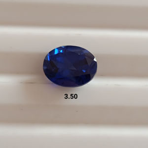 Zafiro Azul Cultivado en Laboratorio, Corte Ovalado, Gema Suelta de Calidad Premium para Joyería Fina, para la Elaboración de Joyas - Product Image 2