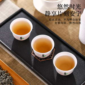 Tasse à thé portable en plastique PP de qualité alimentaire avec motif thé pour les voyages et l'usage domestique - Product Image 2