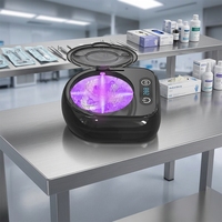 Nettoyeur ultrasonique portable avec désinfectant UV pour appareils Invisalign, protège-dents, nettoyage en profondeur, appareil de soins dentaires