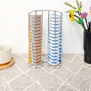 Support pour capsules de cocktails <span class=keywords><strong>Bartesian</strong></span>, support de rangement en fil métallique 2 pièces - Compatible Tassimo pour bar à domicile et cuisine, design minimaliste - Product Image 2