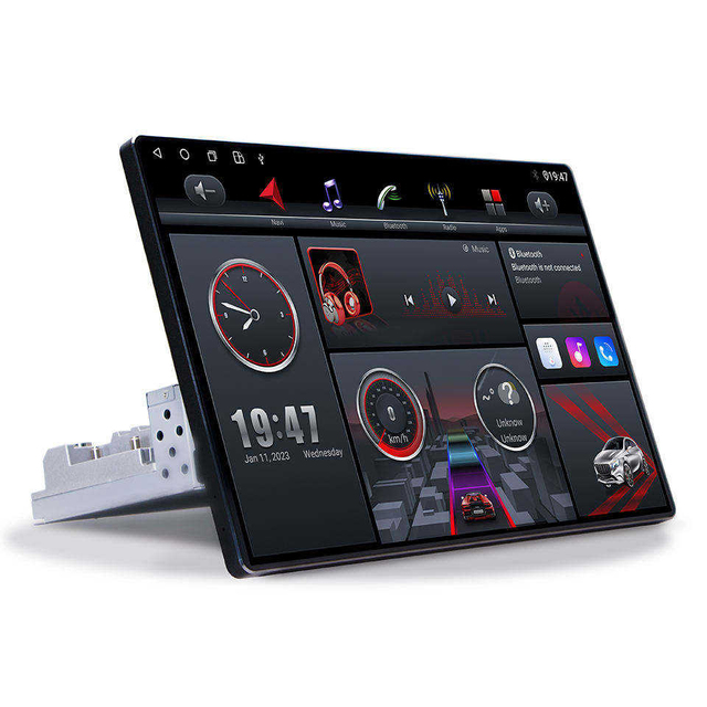 13Inch Android 12 Car DVD Player GPS Navigation Touch Screen 2 Din Car Stereo Support AHD Camera TV Auto Multimedia Video Player