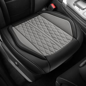 Durable Luxury Nappa Leather Auto Seat Cushion <b>Cooling</b> Breathable Comfort Car Seat <b>Pad</b> Stereo Fitting Edge Universal Seat - Product Image 5