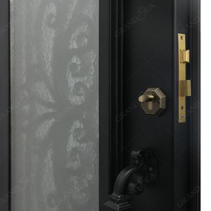 Fabricante de Elegantes Diseños de Puertas de Hierro Forjado para Entrada Principal - Product Image 3