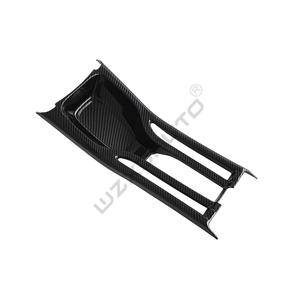 WZXD RHD Carbon Fiber Gear Shift Trim Kit Stickers Inner <b>Window</b> Switch Button Cover 2020 For CITY - Product Image 2