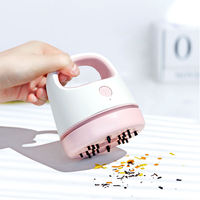 Logo personnalisé Nettoyage écologique Aspirateur de bureau intelligent durable Mini aspirateur électrique de bureau USB pour le bureau à la maison