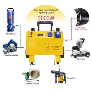 สถานีไฟฟ้าพกพา 3000w แบบชาร์จซ้ำได้ กันน้ำ พร้อมแบตเตอรี่พลังงานแสงอาทิตย์ รุ่น EP-3000/T 3000w - Product Image 1
