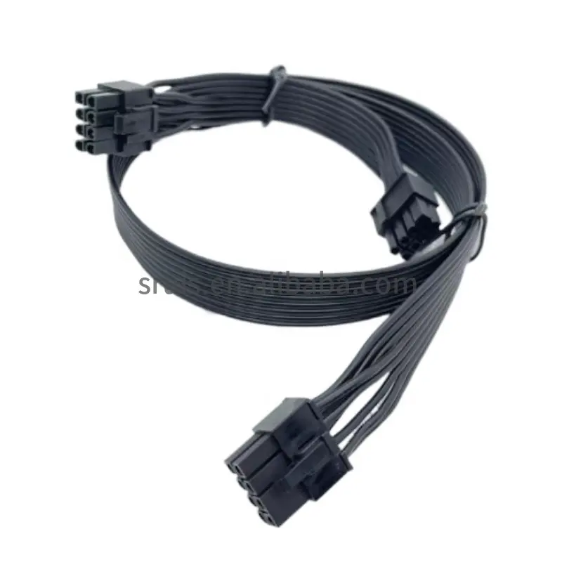 PCI-E 8pin to Dual 6+2Pin Power supply Cable PCIe 8 Pin 1 to 2 Spliter For Corsair RM1000 RM850 RM750 RM650 RM550 RM450