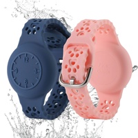 Étui de protection pour AirTag, traceur anti-perte, localisateur, bracelet en silicone en forme de patte de chat, étanche, bracelet pour enfants, fabriqué en Chine
