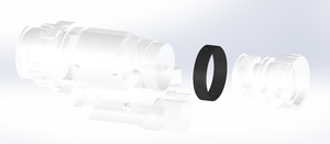 PVS14 PVS31 anneaux de localisation d'objectif bague d'arrêt à mise au point étroite pour objectif tube de Vision nocturne monoculaire - Product Image 3