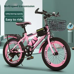 Bicicleta de carretera para niños, marco de <span class=keywords><strong>acero</strong></span> de velocidad única/Variable de 18 pulgadas, freno de Pedal trasero a prueba de golpes, bicicleta de regalo para niños grandes - Product Image 4