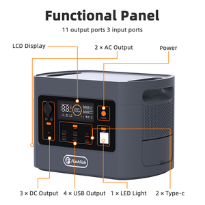 2000W 2200W Solar Generator Storage Camping Battery <strong>All</strong> <strong>in</strong> One Charger Solargenerator Back up <strong>Backup</strong> Portable Power Station - Product Image 4