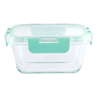 Juego de Recipientes Herméticos de Vidrio para Almacenamiento de Alimentos, Recipientes de Cocina para Almacenamiento de Alimentos