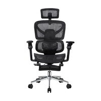 Chaise de bureau ergonomique moderne pour usage commercial, chaise de bureau pivotante réglable en maille ergonomique, mobilier de bureau