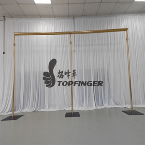 Topfinger 2025 precio barato tubo dorado y cortina boda cortinas tela techo cortina forma <span class=keywords><strong>de</strong></span> <span class=keywords><strong>onda</strong></span> decoración <span class=keywords><strong>de</strong></span> techo - Product Image 1