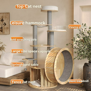 <span class=keywords><strong>Rueda</strong></span> de Ejercicio <span class=keywords><strong>para</strong></span> <span class=keywords><strong>Gatos</strong></span> de Madera Grande de Primera Calidad, <span class=keywords><strong>Rueda</strong></span> de Correr <span class=keywords><strong>para</strong></span> <span class=keywords><strong>Gatos</strong></span> de Interior, Cinta de Correr <span class=keywords><strong>para</strong></span> <span class=keywords><strong>Gatos</strong></span> Activos, <span class=keywords><strong>para</strong></span> el Hogar - Product Image 4