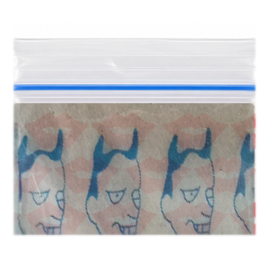 Bolsa Transparente Mini Ziplock de LDPE con Estampado de Cabeza de Diablo Azul - Product Image 5