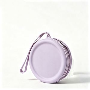 Silicone Coin Purse, Waterproof <b>Mini</b> Zipper <b>Pouch</b> with Wrist Strap, Storage Bag - Product Image 4