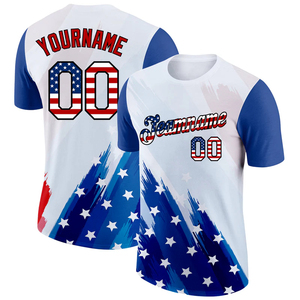 Chemises de sport en polyester à séchage rapide pour hommes de style américain, impression personnalisée, événement promotionnel, maillot de course personnalisé, chemise de sublimation - Product Image 3