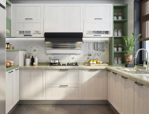 Armoires de cuisine modulaires en bois mélaminé Sanpotova - Product Image 3