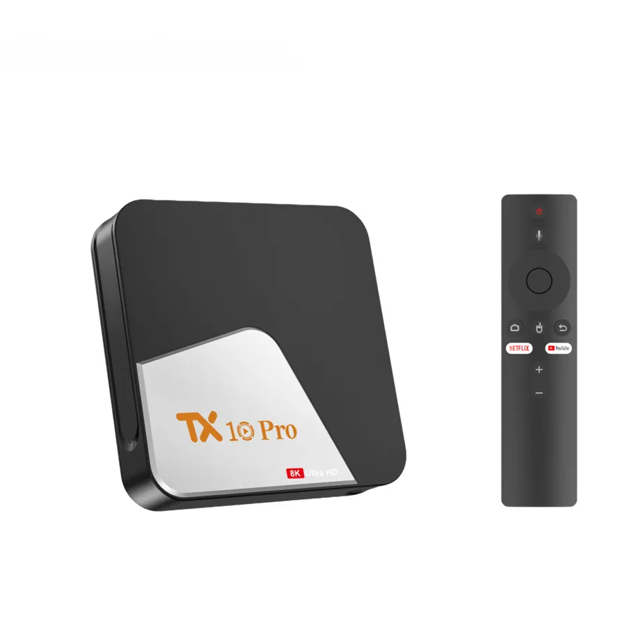 Android TV BOX TX10 PRO AIIwinner H313 Android 13,0 ANDROID TV Dual Wifi con control remoto por voz decodificador