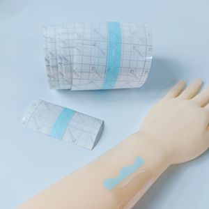 Precio de Fábrica, Vendaje Adhesivo Transparente Impermeable Desechable Médico, Rollo de Vendaje de Película de PU, Apósitos para Heridas, Tamaño Personalizable - Product Image 3