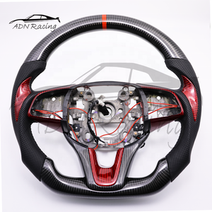 Volante de Fibra de Carbono Negro Personalizado para G70 G80 2018-2023 - Product Image 1