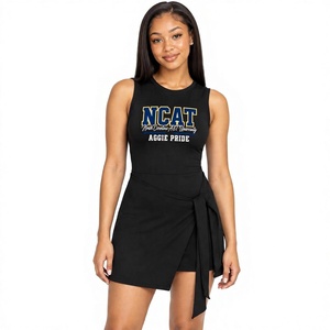 North Carolina A&T Ärmelloses Sport-Skort-Kleid für Damen, Tennis-Golf-Sportkleid mit Eingebauten Shorts, College-Teamwear nach Maß - Product Image 1