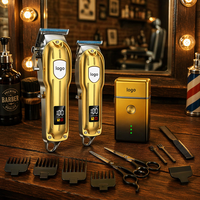 Tondeuse à cheveux rechargeable 3 en 1 de haute qualité, ensemble de tondeuse et rasoir, écran LCD numérique, machine à couper les cheveux pour hommes