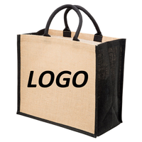 Sac En toile de Jute pliable En Pe vert écologique, fourre-tout réutilisable, avec Logo personnalisé, pour épicerie