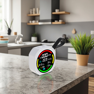 Détecteur de <span class=keywords><strong>gaz</strong></span> rechargeable <span class=keywords><strong>pour</strong></span> monoxyde de carbone et oxygène, avec mesure de pression d'altitude, température et humidité, <span class=keywords><strong>pour</strong></span> la sécurité en voyage et le <span class=keywords><strong>camping</strong></span> en extérieur, avec <span class=keywords><strong>alarme</strong></span> - Product Image 4