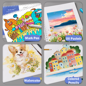 Ventes chaudes, carnet de croquis personnalisé <span class=keywords><strong>A4</strong></span> pour enfants, 4K 8K 120g <span class=keywords><strong>180g</strong></span>, bricolage, école d'art, livres de <span class=keywords><strong>dessin</strong></span> pour enfants, reliure spirale, <span class=keywords><strong>papier</strong></span> à <span class=keywords><strong>dessin</strong></span> - Product Image 3