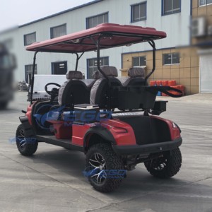 Meilleurs prix, voiturette de golf électrique 6 places, 6 roues, 60V, batterie lithium-ion, nouveau design, homologuée CEE, buggy 30 km/h - Product Image 4