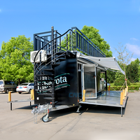 Remorque de Restauration Commerciale Mobile Concessionnaire Pizza Burger avec Équipement de Cuisine Complet Personnalisable en Promotion