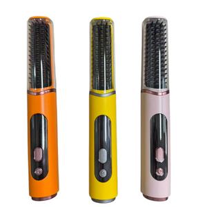 Plancha y <span class=keywords><strong>Rizador</strong></span> de <span class=keywords><strong>Pelo</strong></span> 2 en 1, Herramienta Iónica Portátil para Peinar el Cabello, Calentamiento Rápido, Anti-escaldaduras, Rizado Automático - Product Image 1