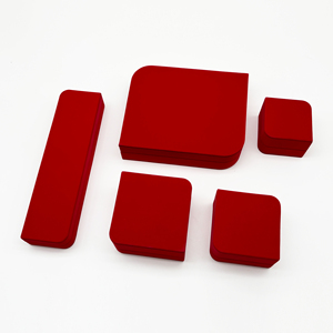 Bán buôn Deluxe màu xanh đậm nhung PU da hộp đồ trang sức tùy chỉnh dài bao bì cho vòng đeo tay dây chuyền nặng-hộp Quà Tặng - Product Image 3