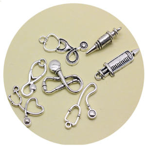 มิกซ์น่ารักขวด<span class=keywords><strong>นม</strong></span>เด็กผู้หญิงมีเสน่ห์ชุบเงินโบราณเสื้อผ้าเด็กจี้ฟุตสำหรับพวงกุญแจ Diy เครื่องประดับ Mak - Product Image 4