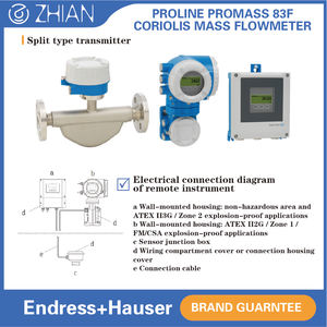 Untuk air, gas, minyak dan media udara Endress + Hauser Promass 83F DN50 2In Digital E + H F Coriolis <span class=keywords><strong>Flow</strong></span> <span class=keywords><strong>Meter</strong></span> - Product Image 3